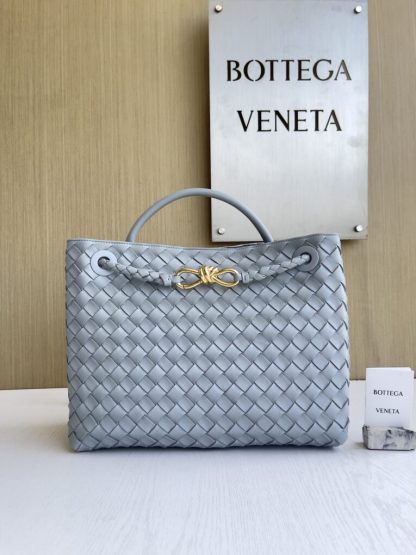 Replica Bottega Veneta Medium Andiamo Tote Bag Top handle bag Sterling #3644