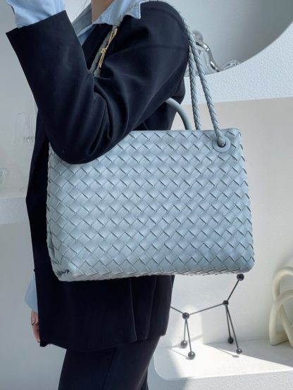  Bottega Veneta Medium Andiamo Tote Bag Top handle bag Sterling #3644 - Image 5