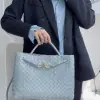  Bottega Veneta Medium Andiamo Tote Bag Top handle bag Sterling #3644 - Image 3