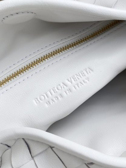  Bottega Veneta Small Hop White Shoulder Bag Calf Leather #3699 - Image 2