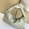  Bottega Veneta Small Hop Travertine Shoulder Bag Calf Leather #3698 - Image 7