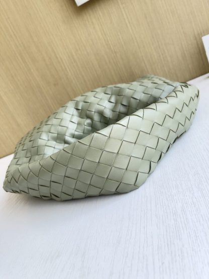  Bottega Veneta Small Hop Travertine Shoulder Bag Calf Leather #3698 - Image 10