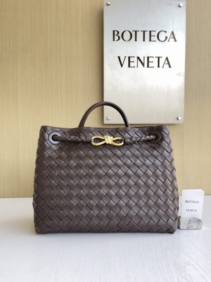 Replica Bottega Veneta Medium Andiamo Tote Bag Top handle bag Fondant #3637