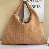 Replica Bottega Veneta Suede Large Hop Brown Shoulder Bag #3687