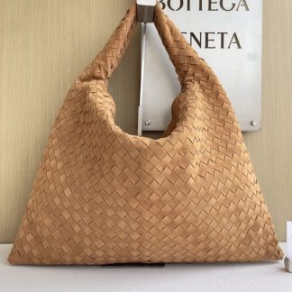 Replica Bottega Veneta Suede Large Hop Brown Shoulder Bag #3687