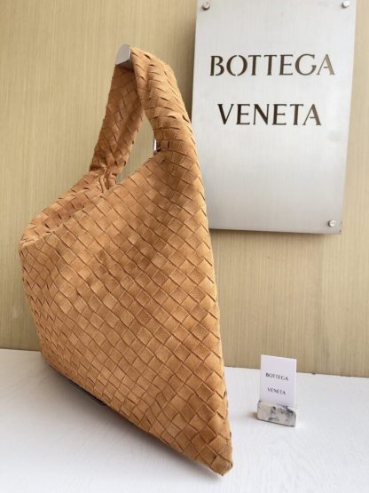  Bottega Veneta Suede Large Hop Brown Shoulder Bag #3687 - Image 12