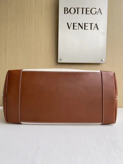  Bottega Veneta Canvas Large Andiamo Tote Bag Top handle bag #3653 - Image 3