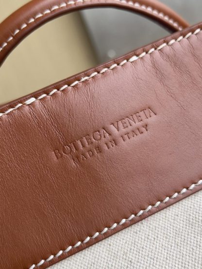  Bottega Veneta Canvas Large Andiamo Tote Bag Top handle bag #3653 - Image 4