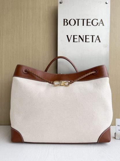 Replica Bottega Veneta Canvas Large Andiamo Tote Bag Top handle bag #3653