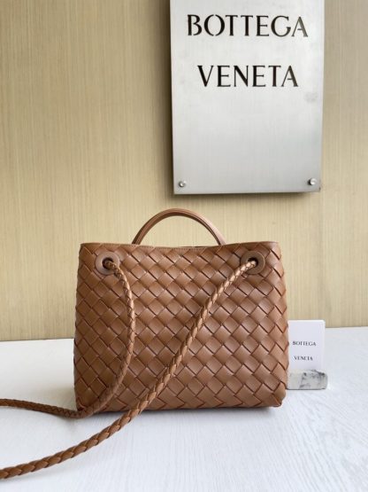  Bottega Veneta Small Andiamo Tote Bag Top handle bag Dark praline #3647 - Image 8