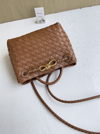  Bottega Veneta Small Andiamo Tote Bag Top handle bag Dark praline #3647 - Image 10