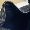 Bottega Veneta Small Hop Shoulder bag with Intrecciato craftsmanship in leather and denim #3655 - Image 5