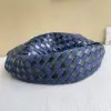  Bottega Veneta Small Hop Shoulder bag with Intrecciato craftsmanship in leather and denim #3655 - Image 6