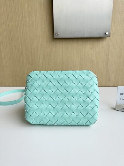  Bottega Veneta Small Parachute Shoulder Bag 796596 Green oasis #3715 - Image 7