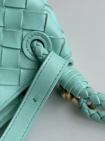  Bottega Veneta Small Parachute Shoulder Bag 796596 Green oasis #3715 - Image 9