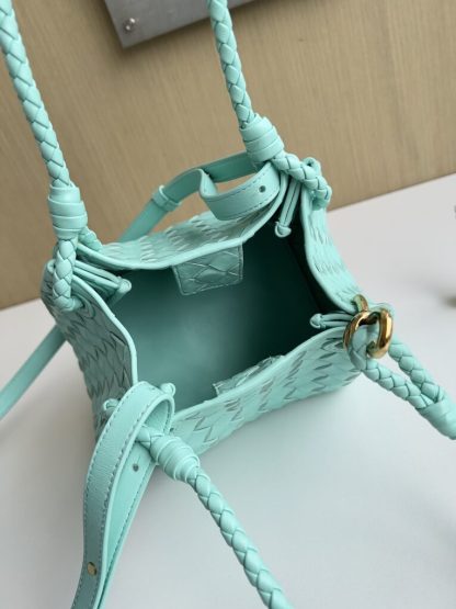  Bottega Veneta Small Parachute Shoulder Bag 796596 Green oasis #3715 - Image 10