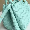  Bottega Veneta Small Parachute Shoulder Bag 796596 Green oasis #3715 - Image 11