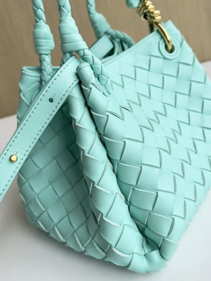  Bottega Veneta Small Parachute Shoulder Bag 796596 Green oasis #3715 - Image 11