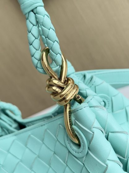  Bottega Veneta Small Parachute Shoulder Bag 796596 Green oasis #3715 - Image 13