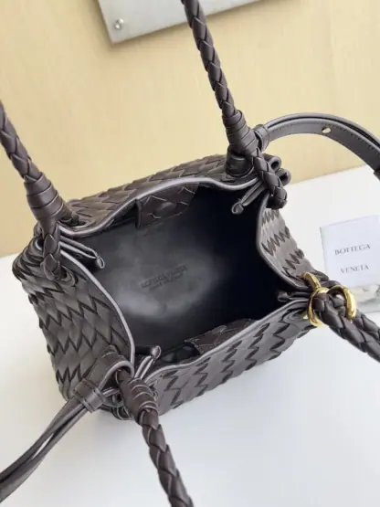  Bottega Veneta Small Parachute Shoulder Bag 796596 Fondant #3714 - Image 3