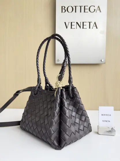  Bottega Veneta Small Parachute Shoulder Bag 796596 Fondant #3714 - Image 8