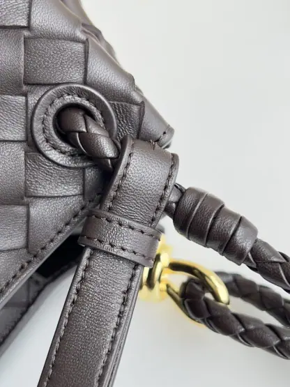  Bottega Veneta Small Parachute Shoulder Bag 796596 Fondant #3714 - Image 7