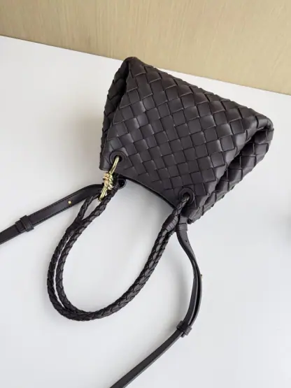  Bottega Veneta Small Parachute Shoulder Bag 796596 Fondant #3714 - Image 10