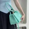  Bottega Veneta Small Parachute Shoulder Bag 796596 Green oasis #3715 - Image 6