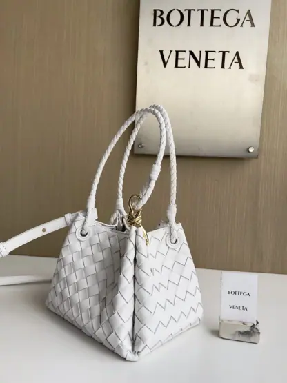  Bottega Veneta Small Parachute Shoulder Bag 796596 Sea salt #3713 - Image 6