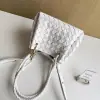  Bottega Veneta Small Parachute Shoulder Bag 796596 Sea salt #3713 - Image 9