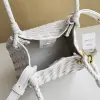  Bottega Veneta Small Parachute Shoulder Bag 796596 Sea salt #3713 - Image 4
