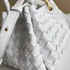  Bottega Veneta Small Parachute Shoulder Bag 796596 Sea salt #3713 - Image 5