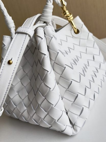  Bottega Veneta Small Parachute Shoulder Bag 796596 Sea salt #3713 - Image 5