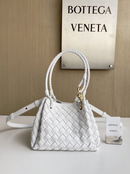  Bottega Veneta Small Parachute Shoulder Bag 796596 Sea salt #3713 - Image 10
