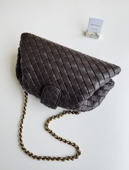  Bottega Veneta Teen Lauren 1980 With Chain Bag Fondant #3706 - Image 2