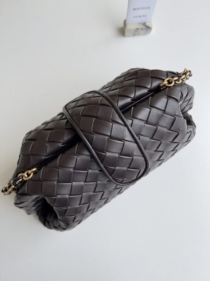  Bottega Veneta Teen Lauren 1980 With Chain Bag Fondant #3706 - Image 3