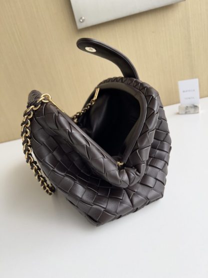  Bottega Veneta Teen Lauren 1980 With Chain Bag Fondant #3706 - Image 6