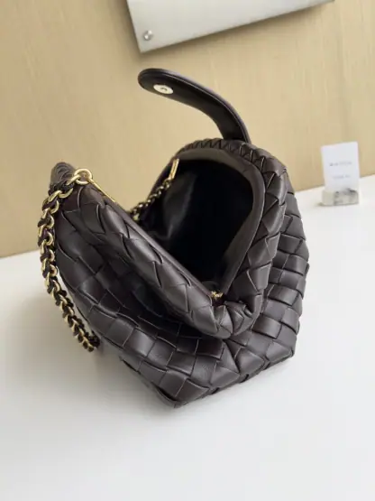  Bottega Veneta Teen Lauren 1980 With Chain Bag Fondant #3706 - Image 6