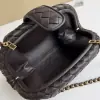  Bottega Veneta Teen Lauren 1980 With Chain Bag Fondant #3706 - Image 7