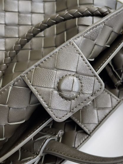  Bottega Veneta Small Andiamo Tote Bag Top handle bag Kaki #3651 - Image 4