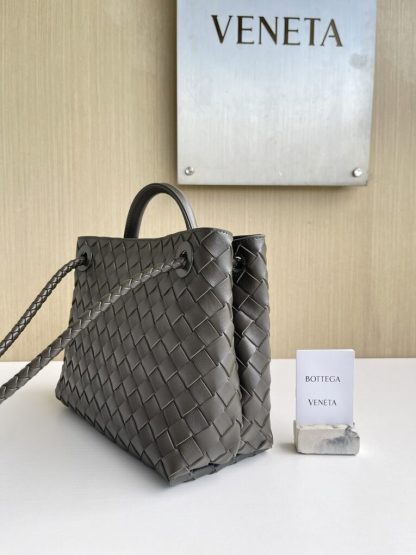  Bottega Veneta Small Andiamo Tote Bag Top handle bag Kaki #3651 - Image 9