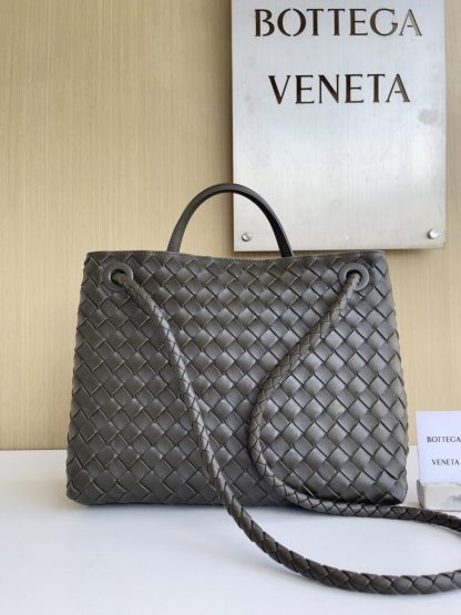  Bottega Veneta Medium Andiamo Tote Bag Top handle bag Kaki #3639 - Image 7
