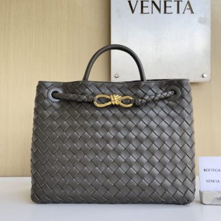 Replica Bottega Veneta Medium Andiamo Tote Bag Top handle bag Kaki #3639