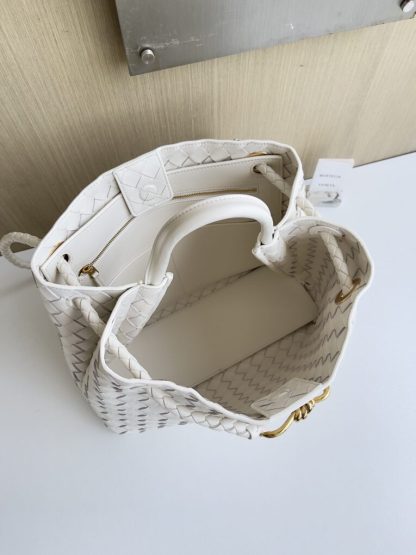  Bottega Veneta Medium Andiamo Tote Bag Top handle bag Sea salt #3642 - Image 3