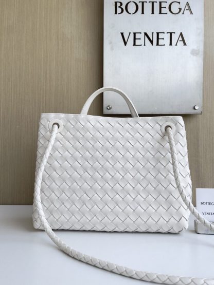 Bottega Veneta Medium Andiamo Tote Bag Top handle bag Sea salt #3642 - Image 8