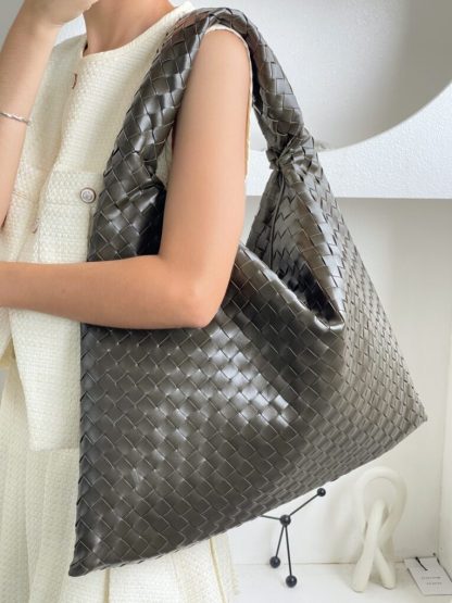  Bottega Veneta Large Hop Kaki Shoulder Bag #3685 - Image 2
