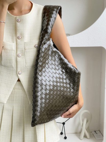  Bottega Veneta Large Hop Kaki Shoulder Bag #3685 - Image 5