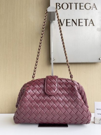 Replica Bottega Veneta Teen Lauren 1980 With Chain Bag Barolo #3709