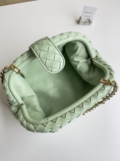  Bottega Veneta Teen Lauren 1980 With Chain Bag Fresh mint #3710 - Image 2