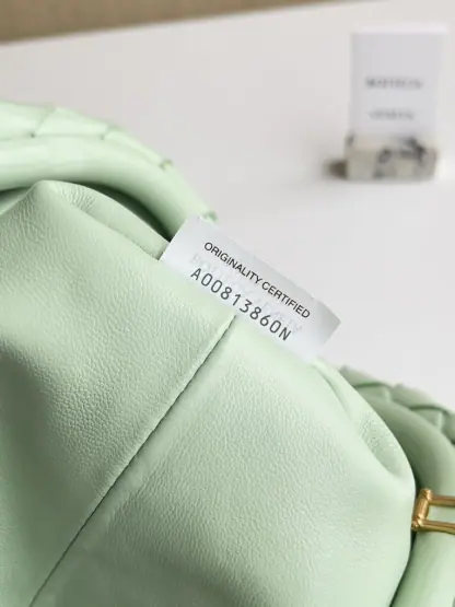  Bottega Veneta Teen Lauren 1980 With Chain Bag Fresh mint #3710 - Image 5